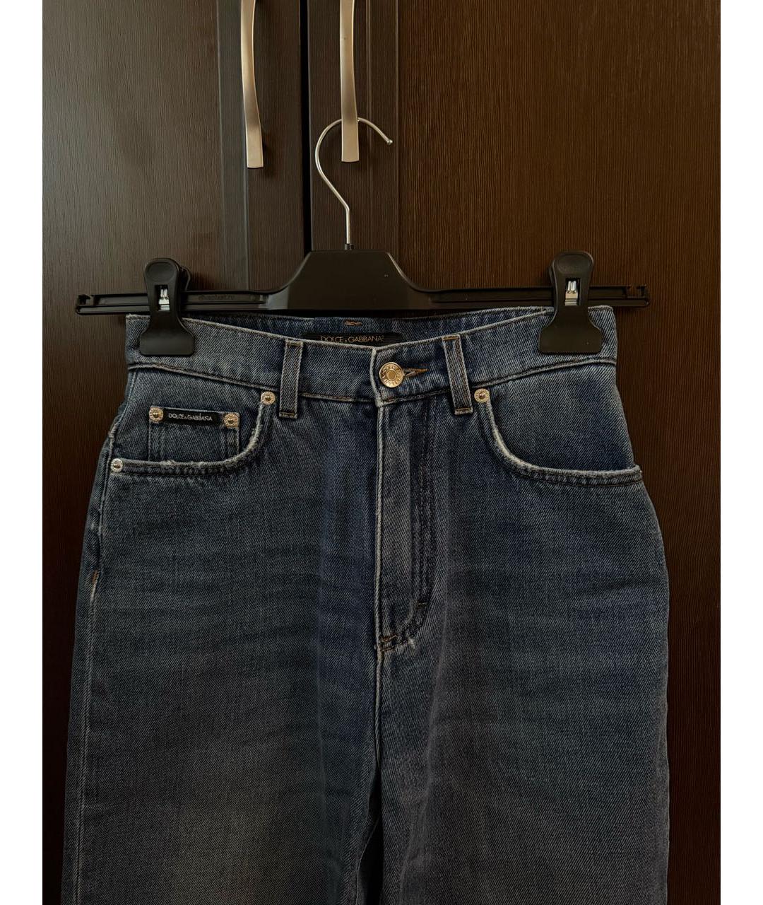 DOLCE&GABBANA Синие деним шорты, фото 3