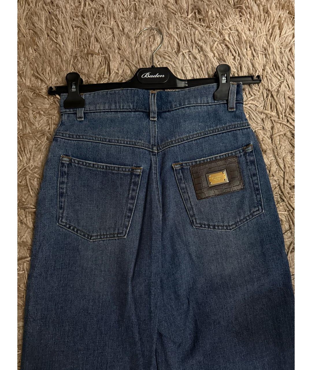 DOLCE&GABBANA Синие деним шорты, фото 7