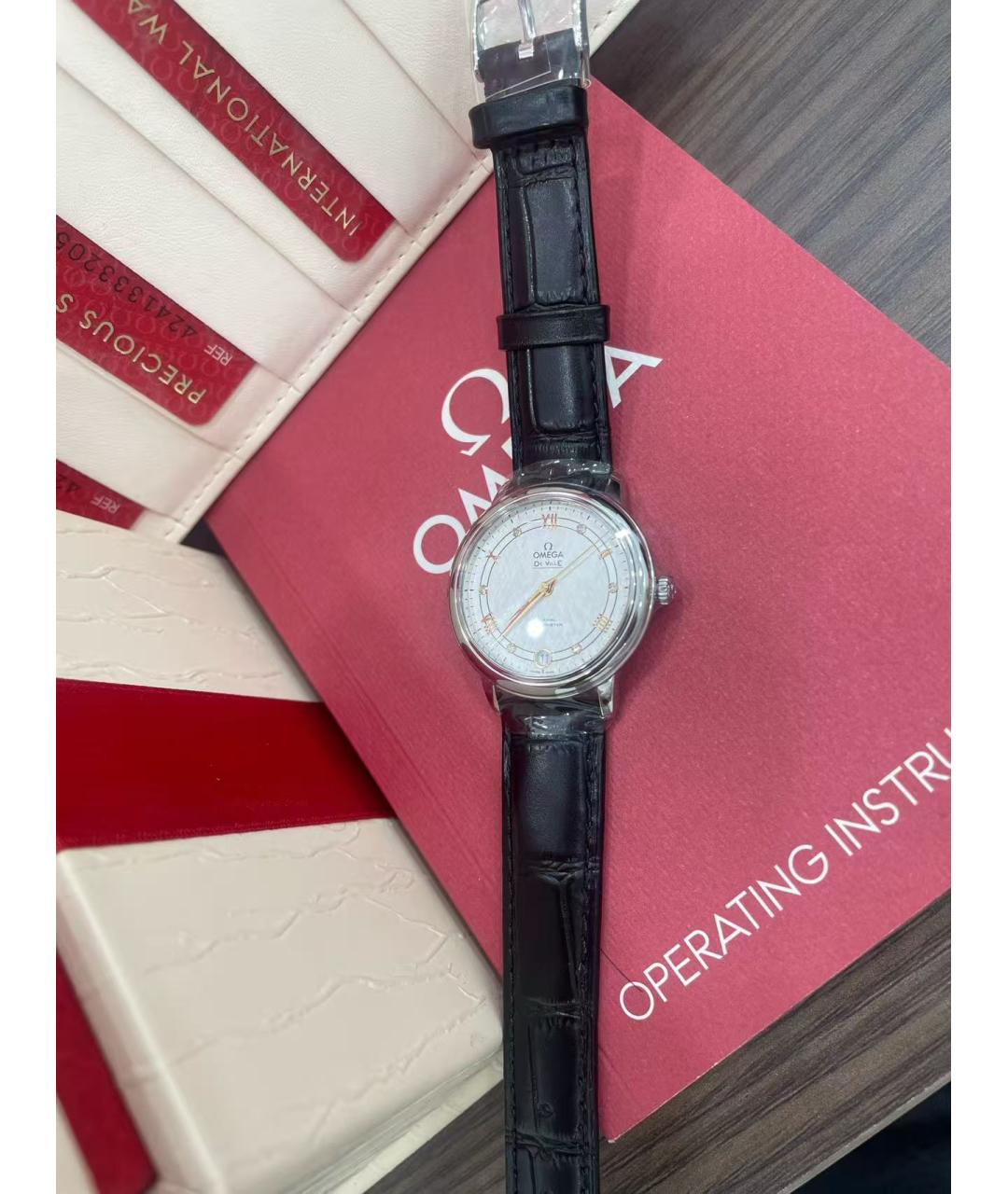 OMEGA Серебряные часы, фото 4
