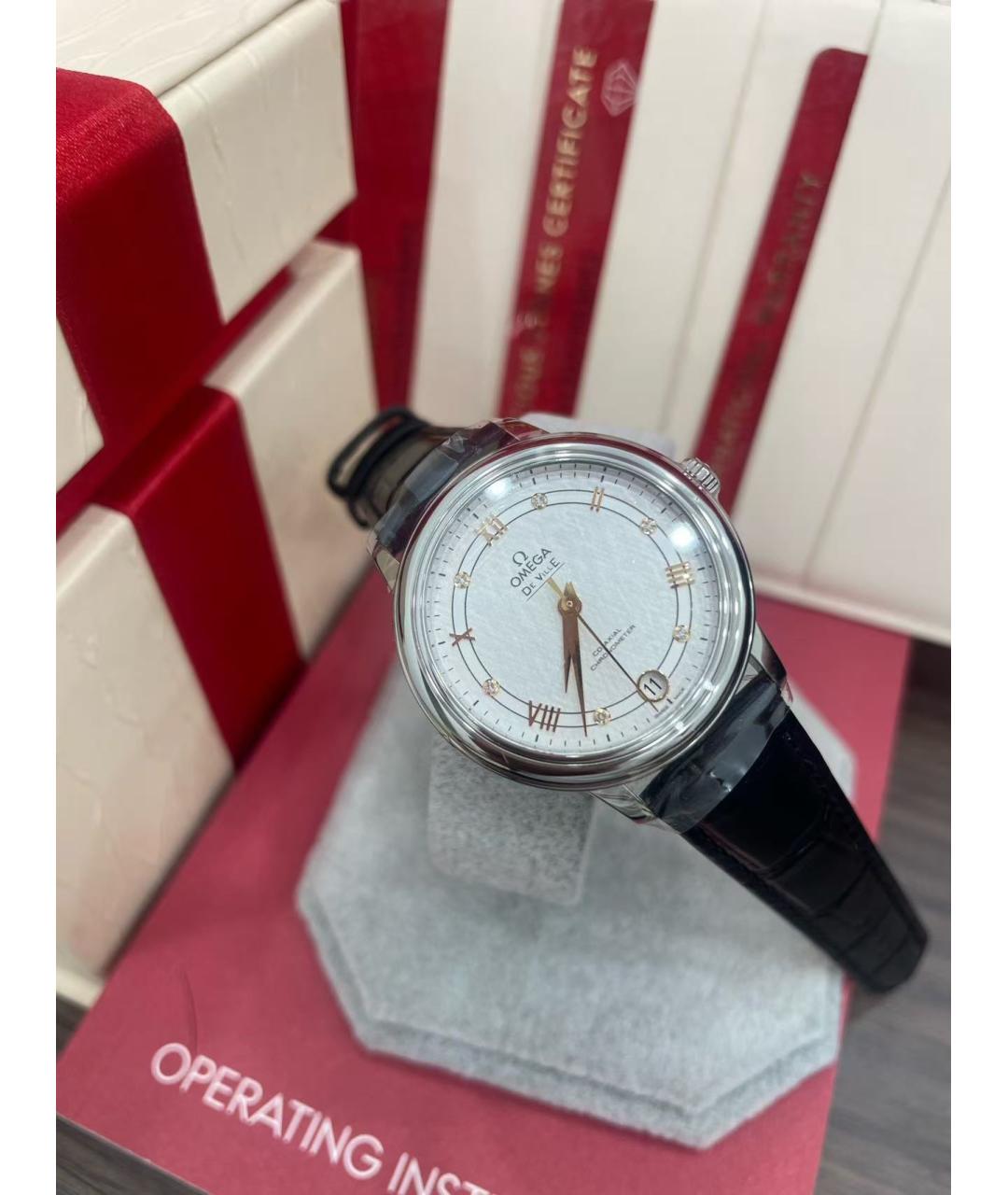 OMEGA Серебряные часы, фото 3