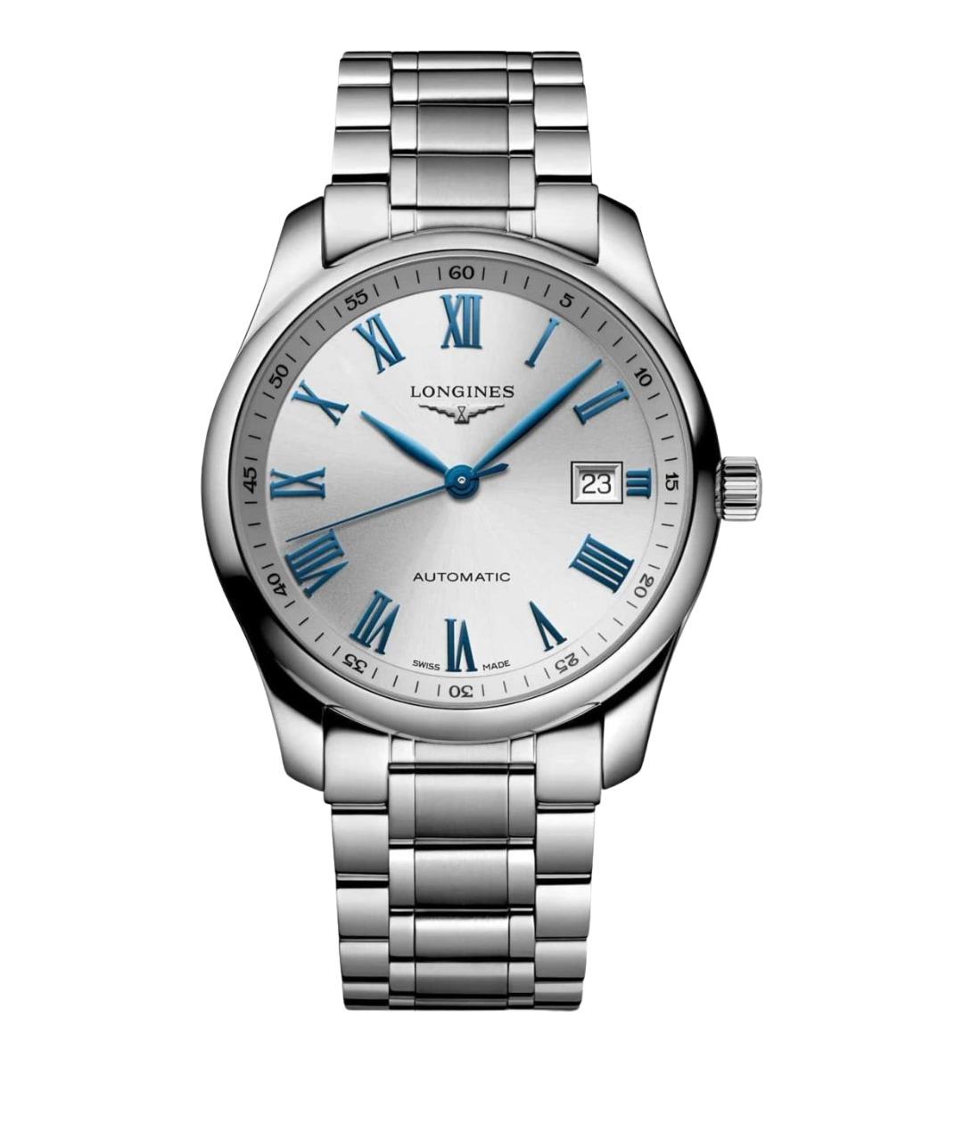 LONGINES Серебряные стальные часы, фото 1