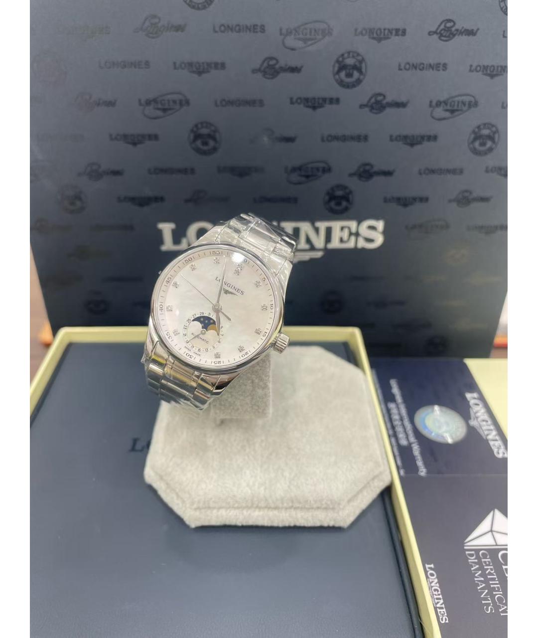 LONGINES Серебряные часы, фото 2