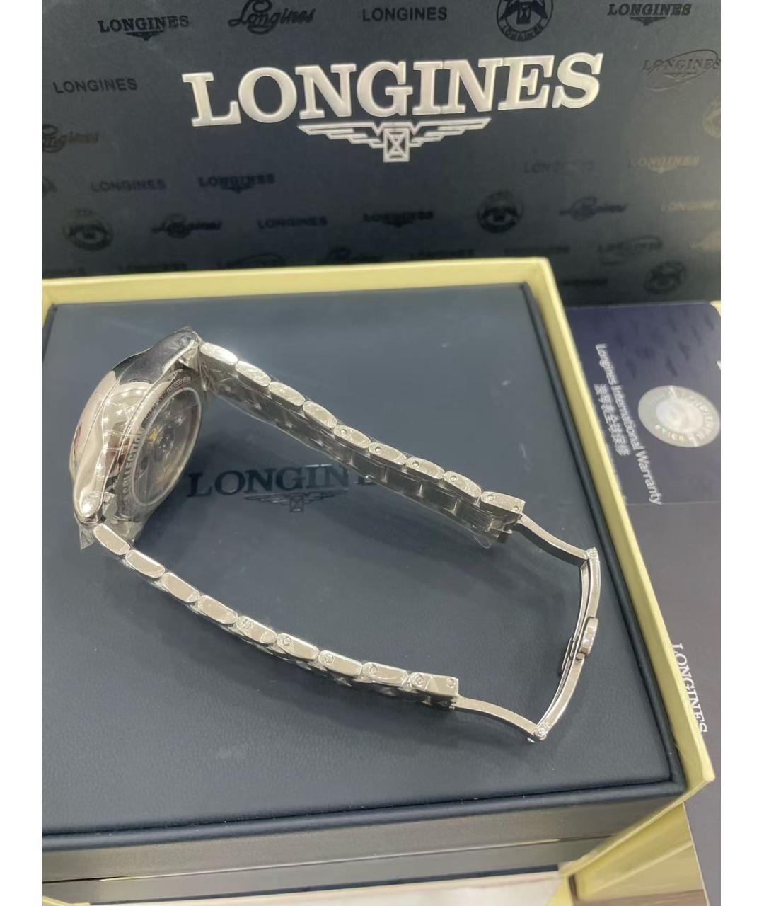 LONGINES Серебряные часы, фото 5