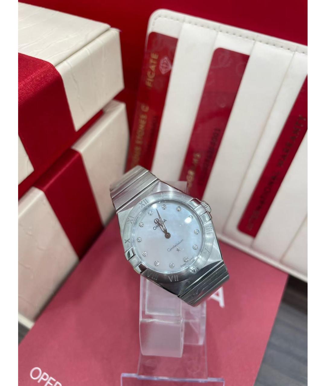 OMEGA Серебряные часы, фото 3