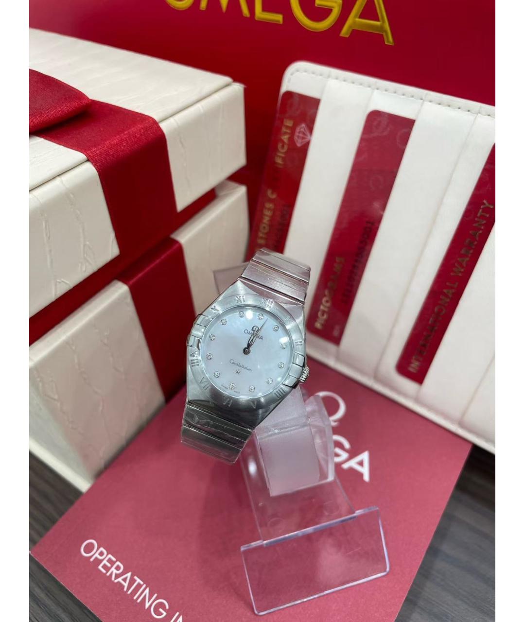 OMEGA Серебряные часы, фото 2