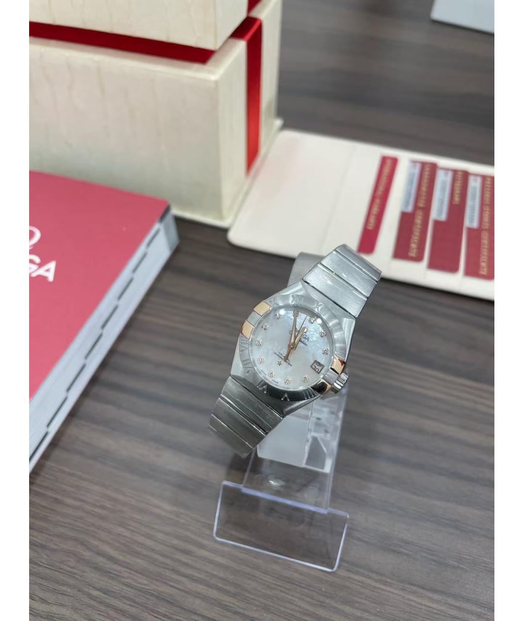 OMEGA Серебряные часы из розового золота, фото 2