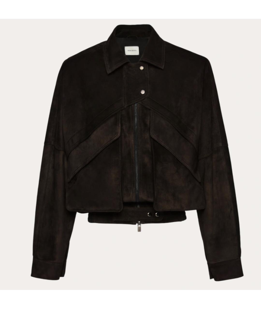 MAGDA BUTRYM Коричневая замшевая куртка, фото 4