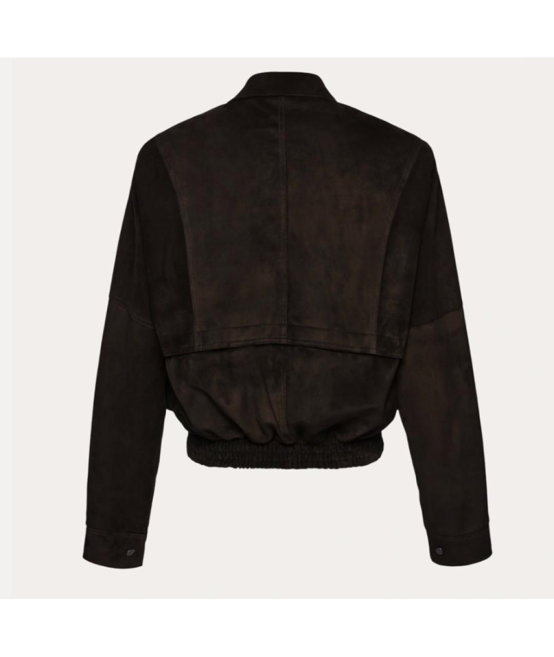 MAGDA BUTRYM Коричневая замшевая куртка, фото 2