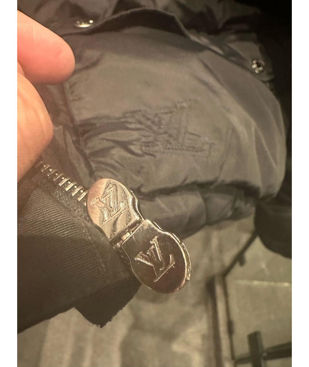 LOUIS VUITTON Черная полиэстеровая куртка, фото 5