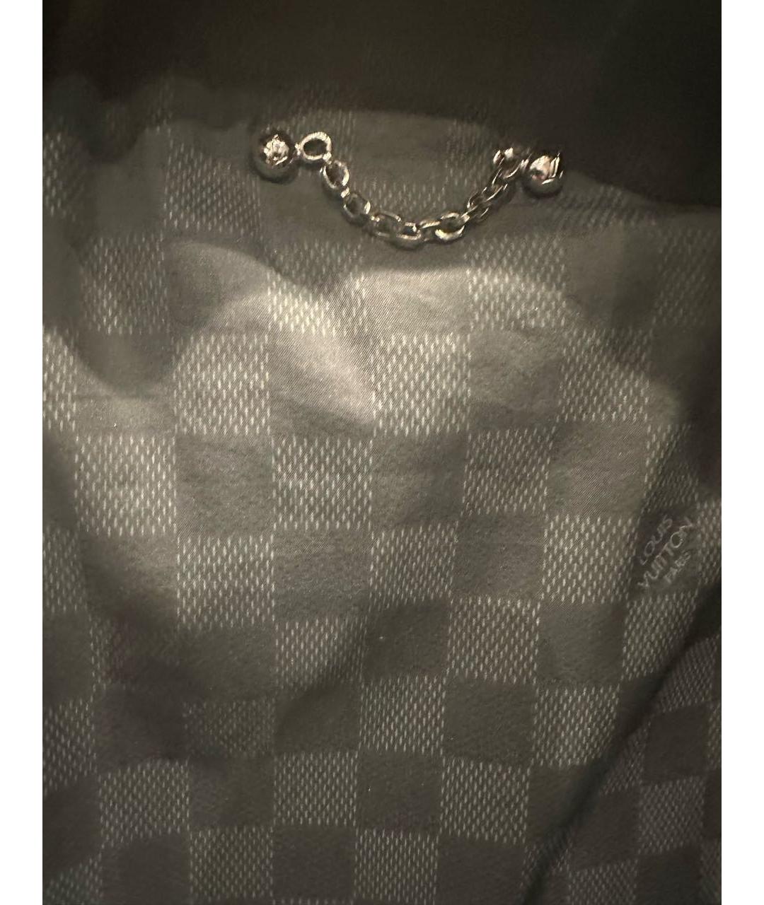 LOUIS VUITTON Черная полиэстеровая куртка, фото 8