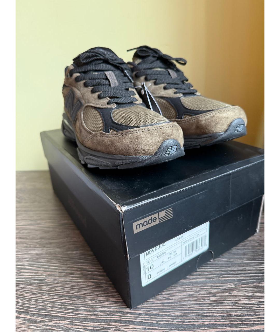 NEW BALANCE Коричневые низкие кроссовки / кеды, фото 2