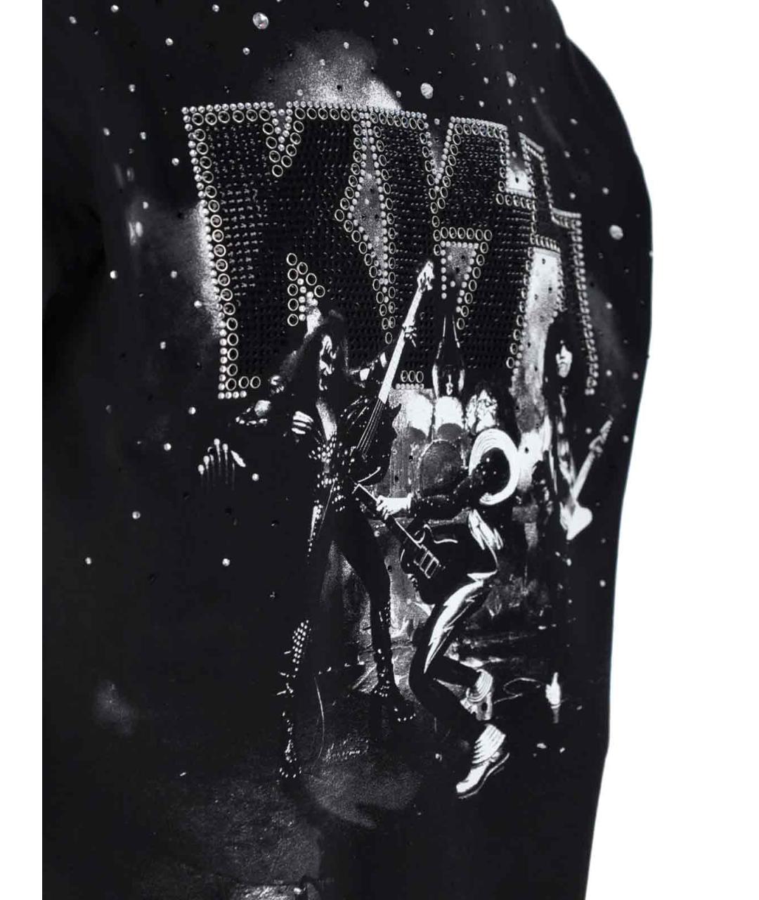 DSQUARED2 Черная хлопковая футболка, фото 3