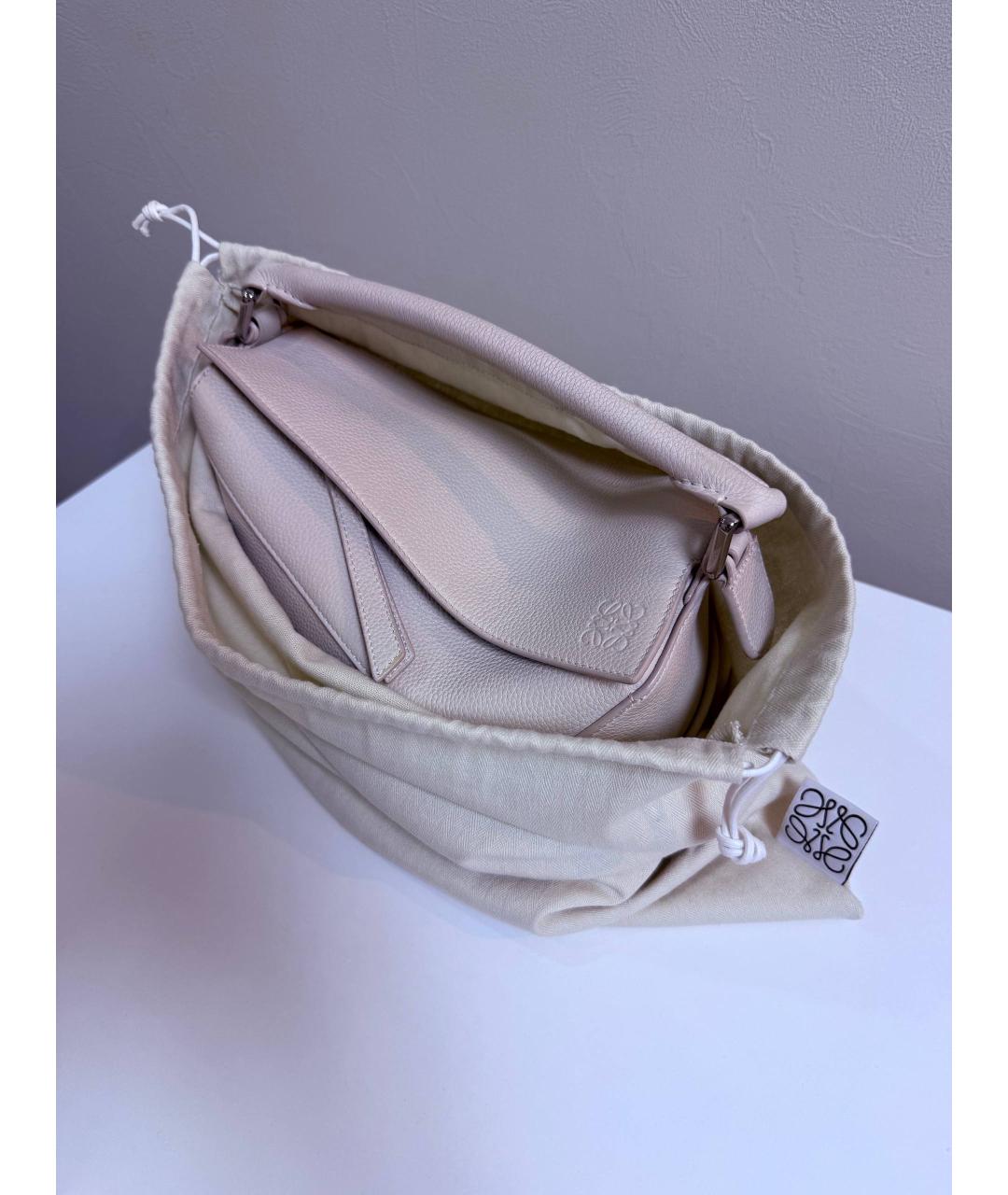 LOEWE Кожаная сумка с короткими ручками, фото 8