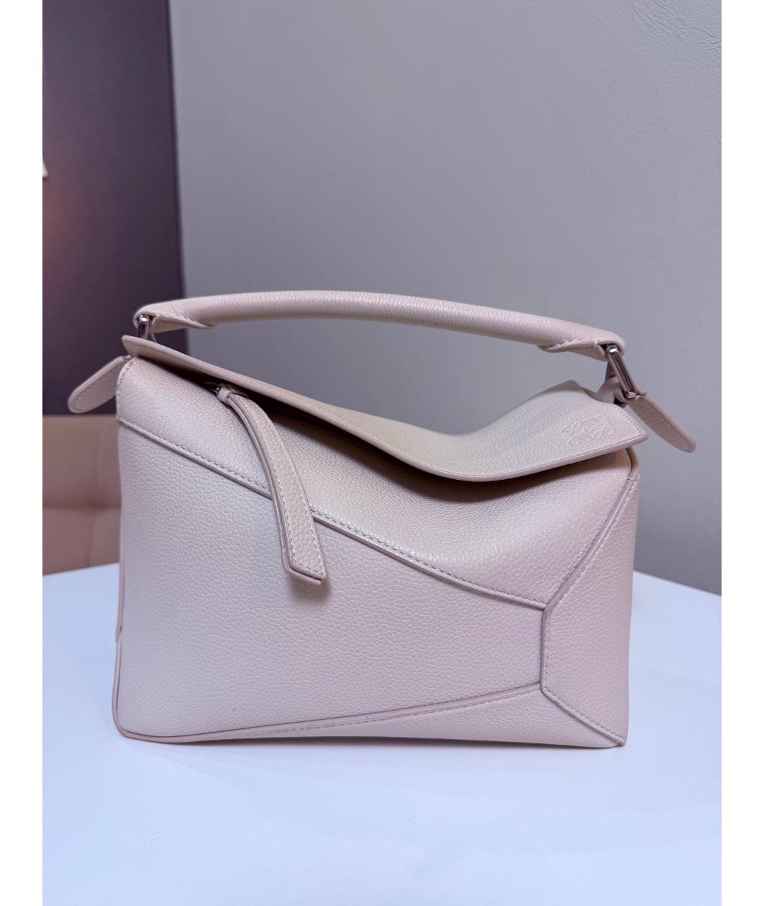 LOEWE Кожаная сумка с короткими ручками, фото 10