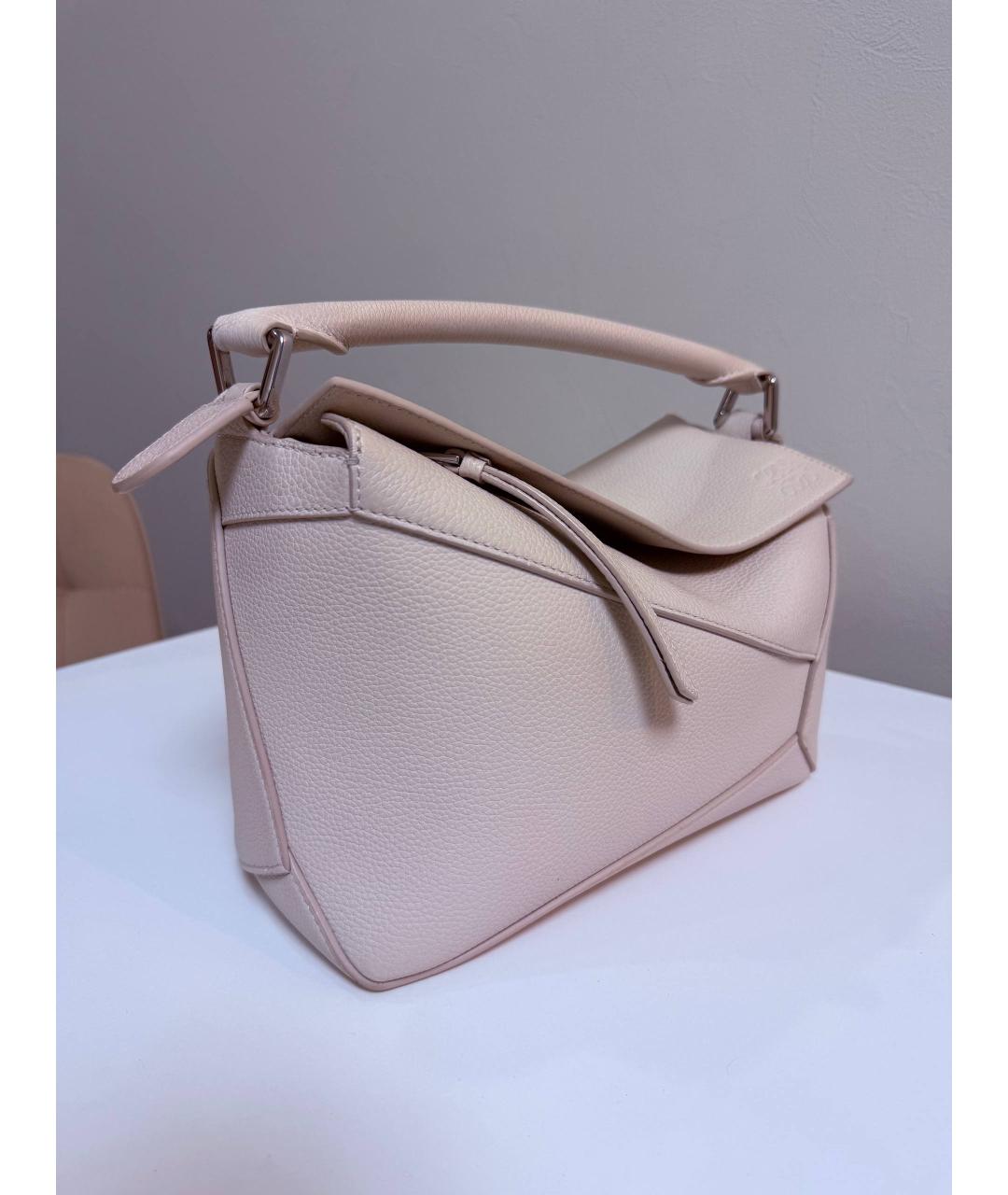 LOEWE Кожаная сумка с короткими ручками, фото 2