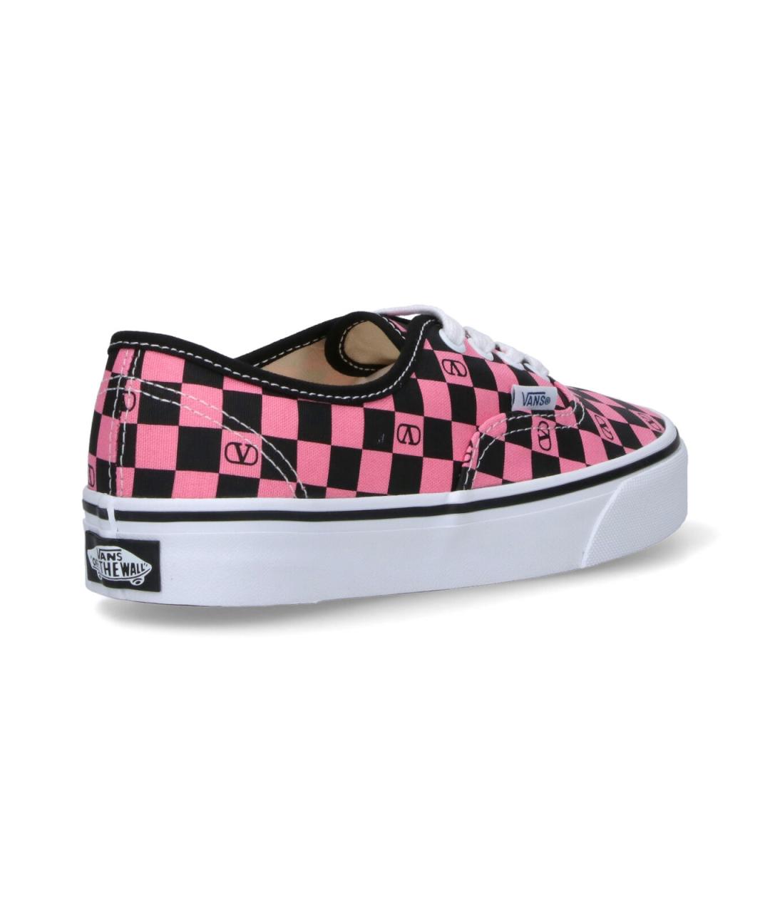 VALENTINO Розовые текстильные кеды, фото 3