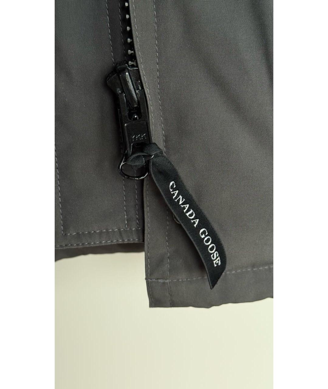 CANADA GOOSE Антрацитовая полиэстеровая парка, фото 5