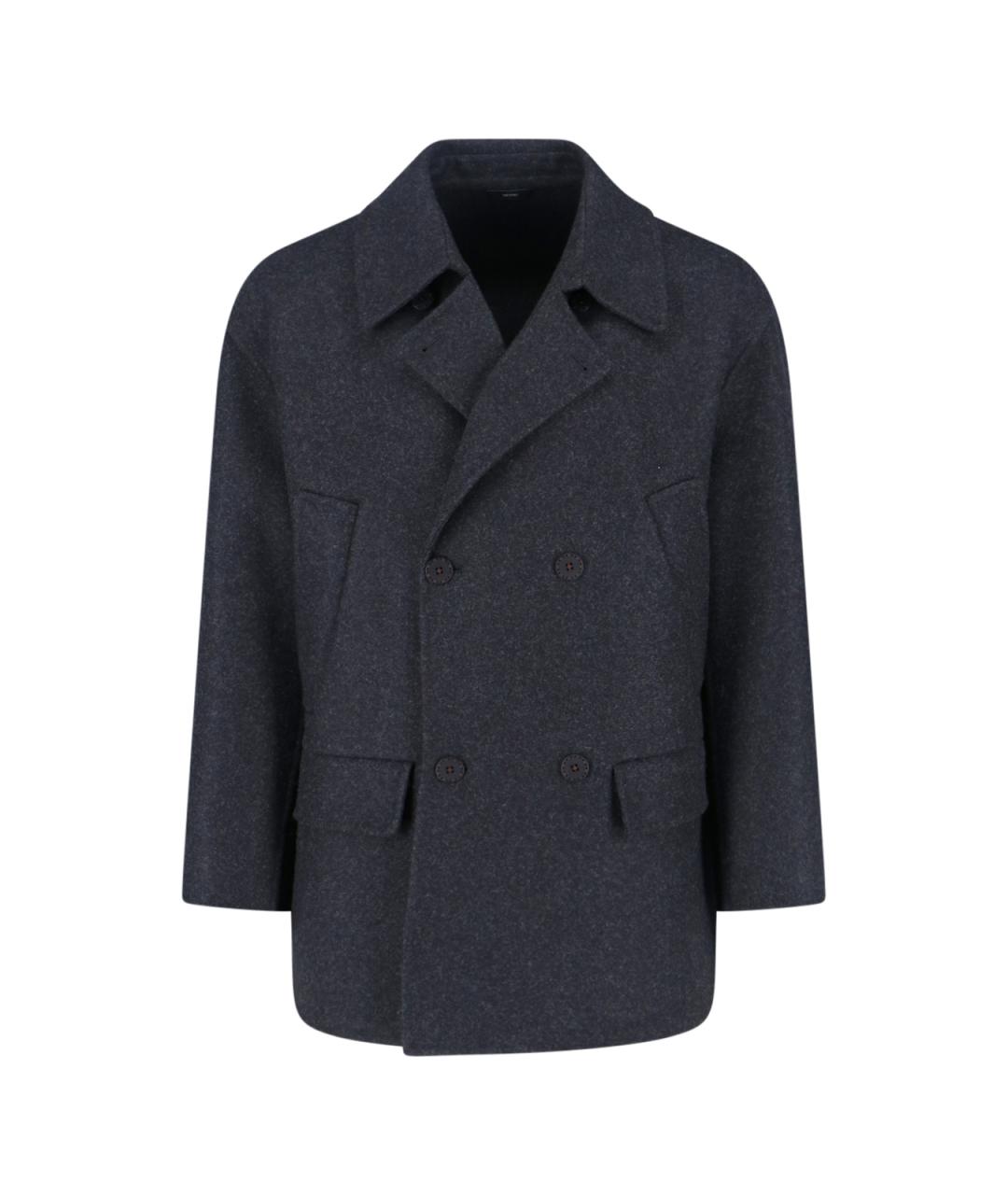 FENDI Черная шерстяная куртка, фото 3