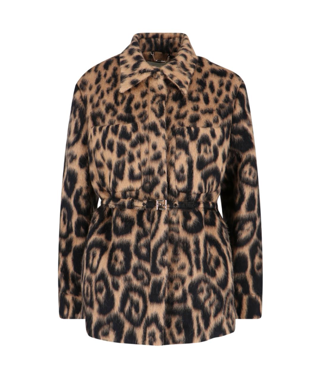 FENDI Мульти шерстяная куртка, фото 3