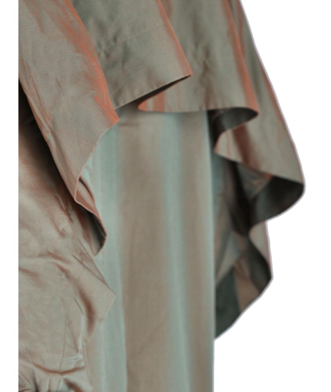 VIVIENNE WESTWOOD Зеленый хлопковый тренч / плащ, фото 4