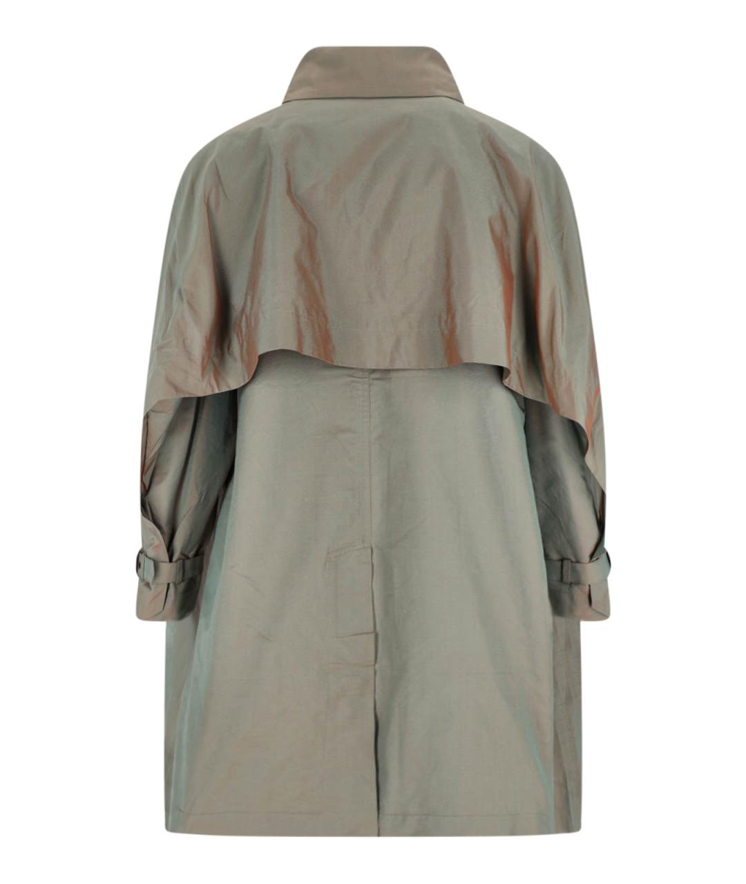 VIVIENNE WESTWOOD Зеленый хлопковый тренч / плащ, фото 2