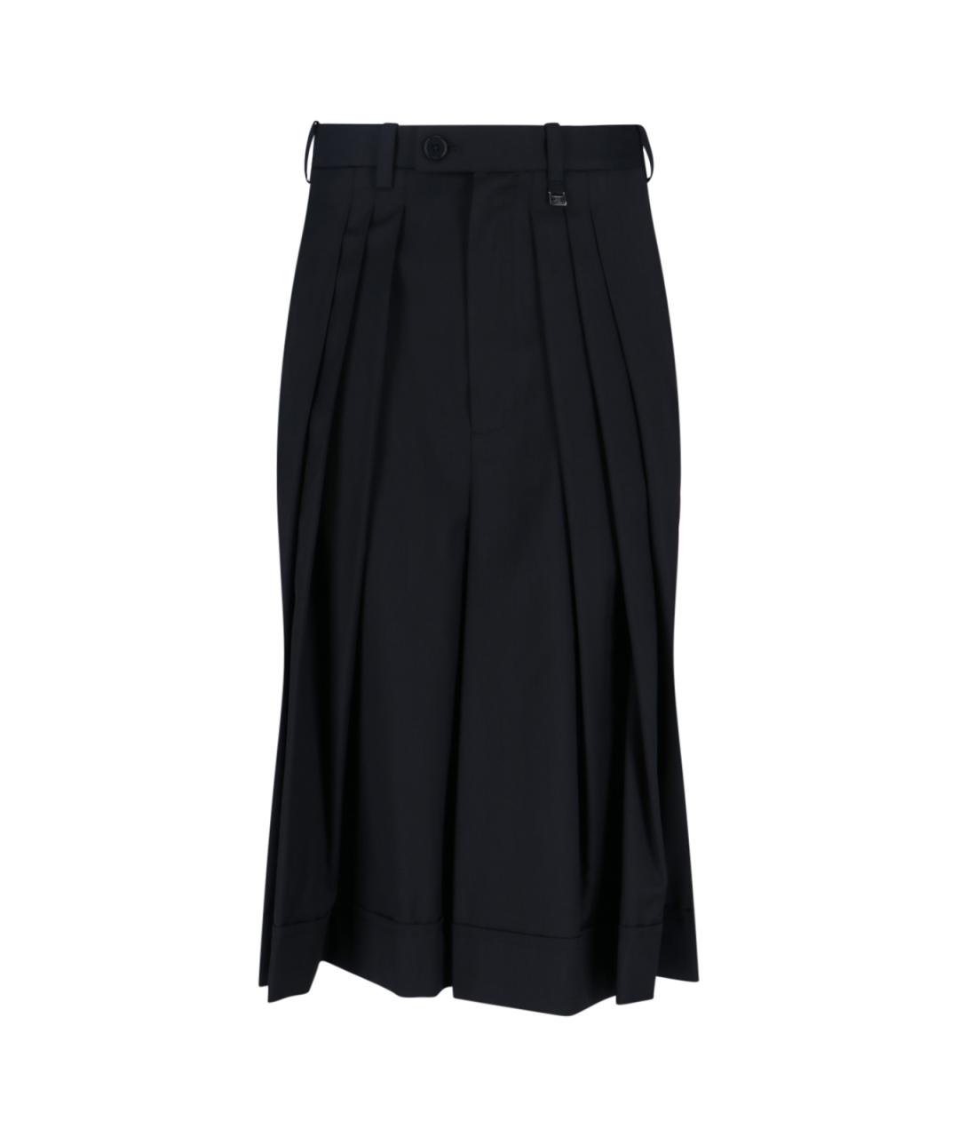 VIVIENNE WESTWOOD Черные шерстяные прямые брюки, фото 1