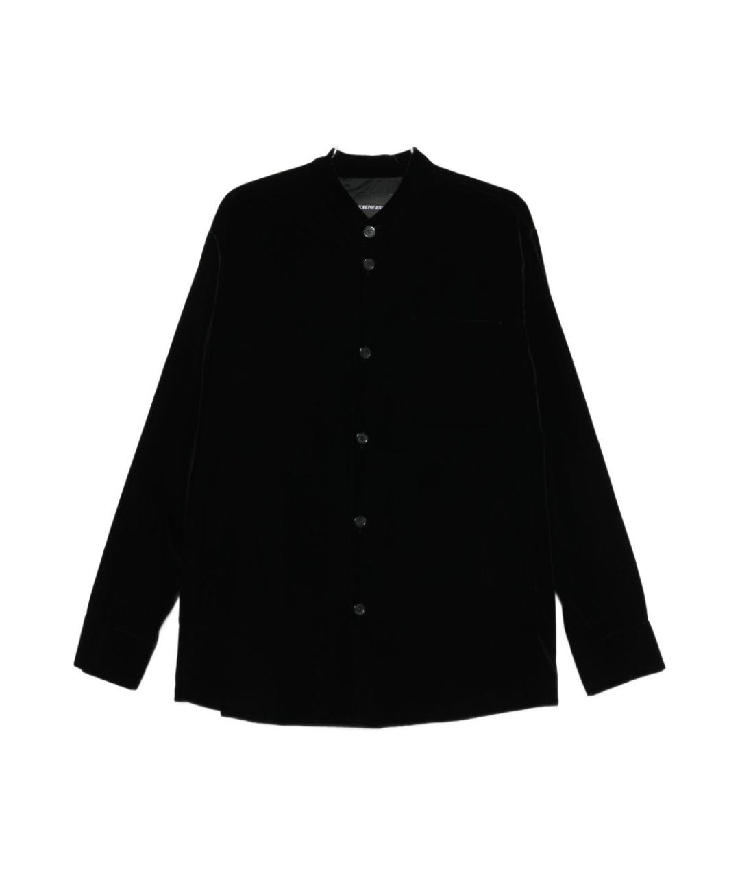 EMPORIO ARMANI Черная кэжуал рубашка, фото 1