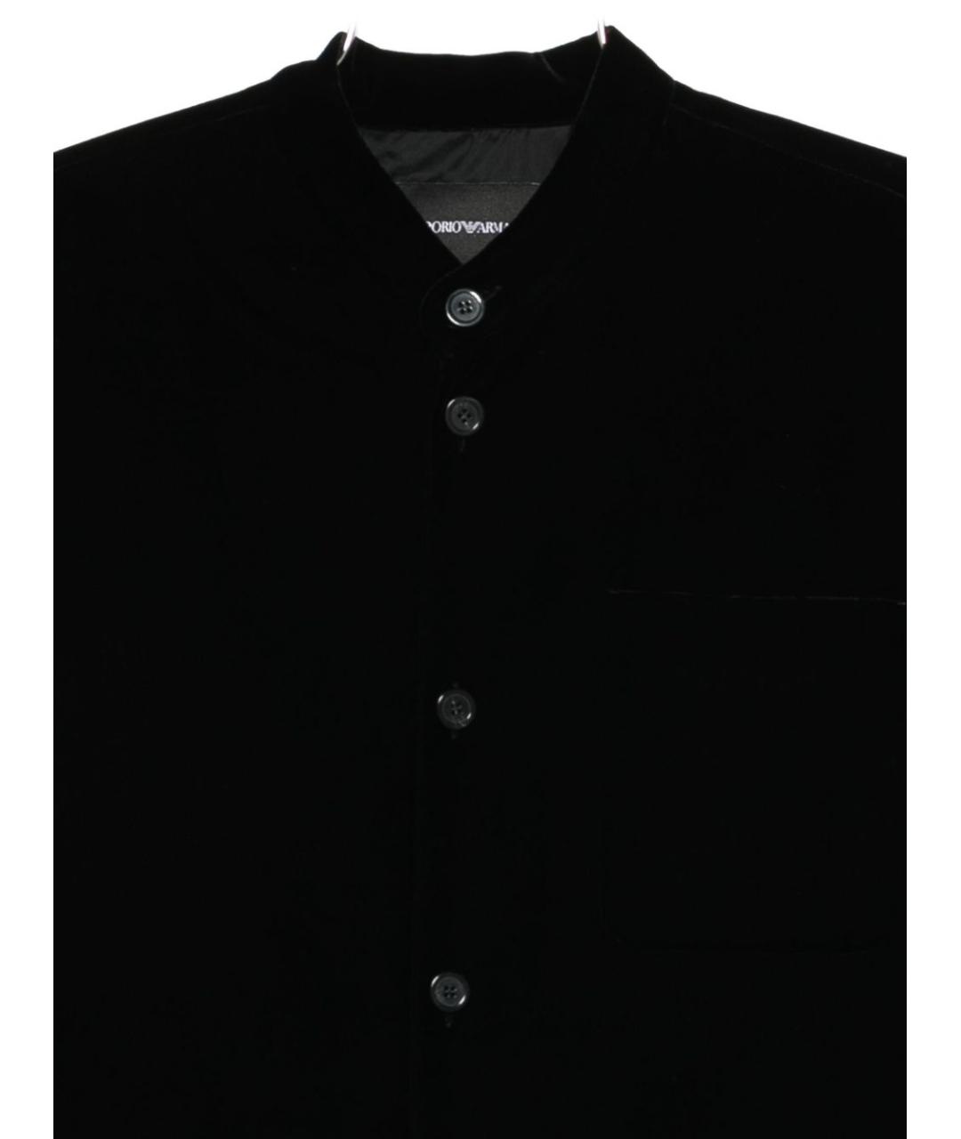 EMPORIO ARMANI Черная кэжуал рубашка, фото 3