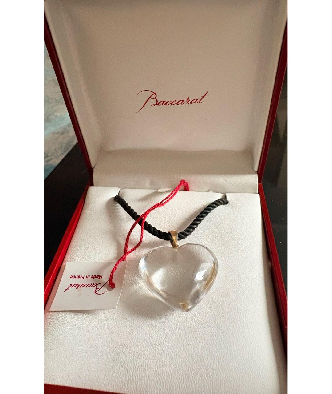 BACCARAT Белая подвеска из желтого золота, фото 9