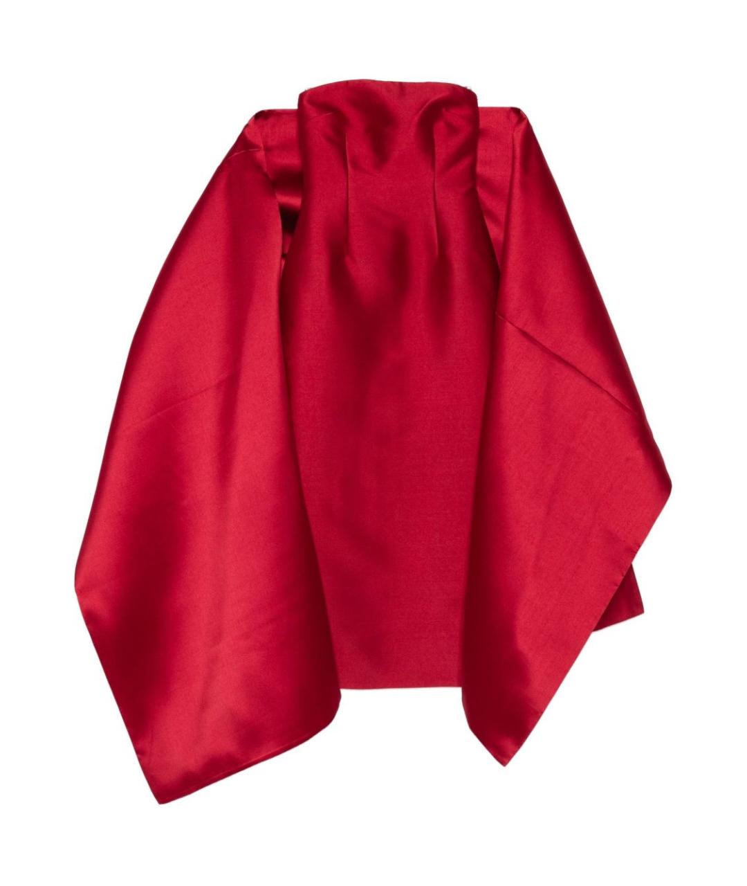 SOLACE LONDON Красное полиэстеровое вечернее платье, фото 1