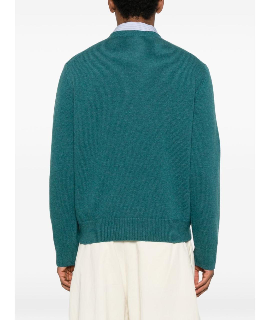 LOEWE Зеленый шерстяной джемпер / свитер, фото 5