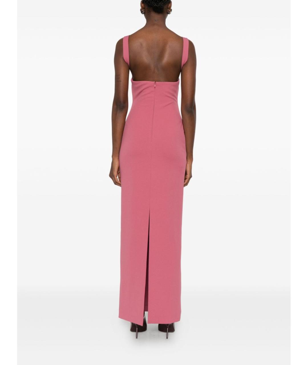 SOLACE LONDON Розовое полиэстеровое коктейльное платье, фото 3