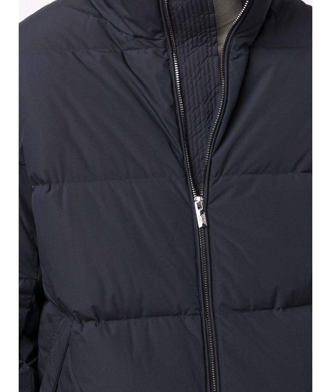 EMPORIO ARMANI Синяя полиамидовая куртка, фото 2