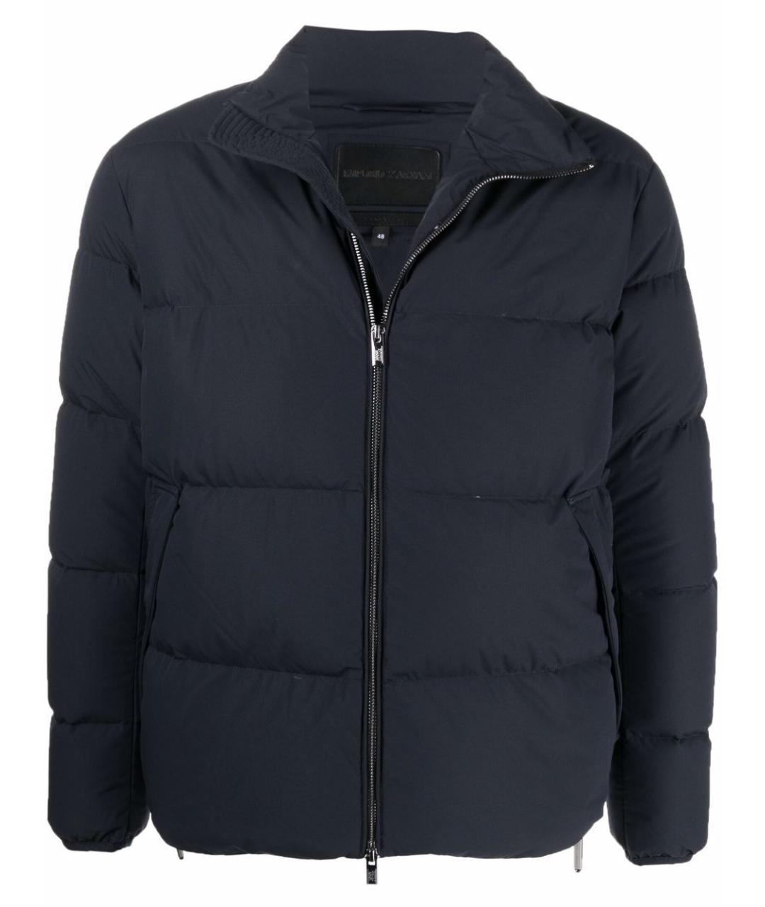 EMPORIO ARMANI Синяя полиамидовая куртка, фото 1