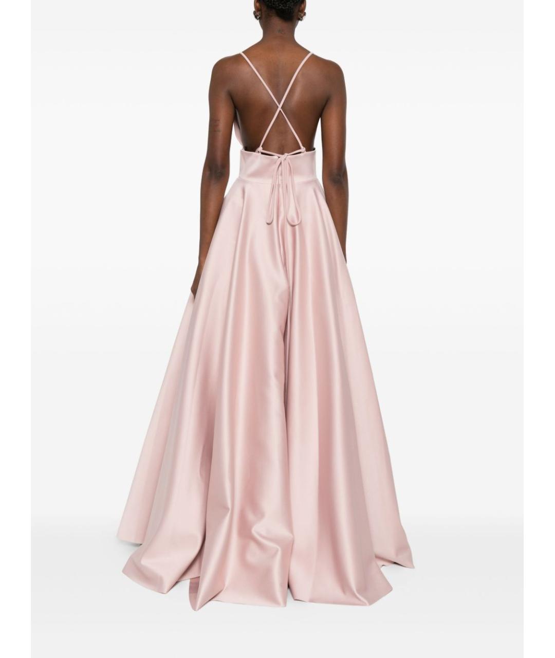 SOLACE LONDON Розовое полиэстеровое вечернее платье, фото 2