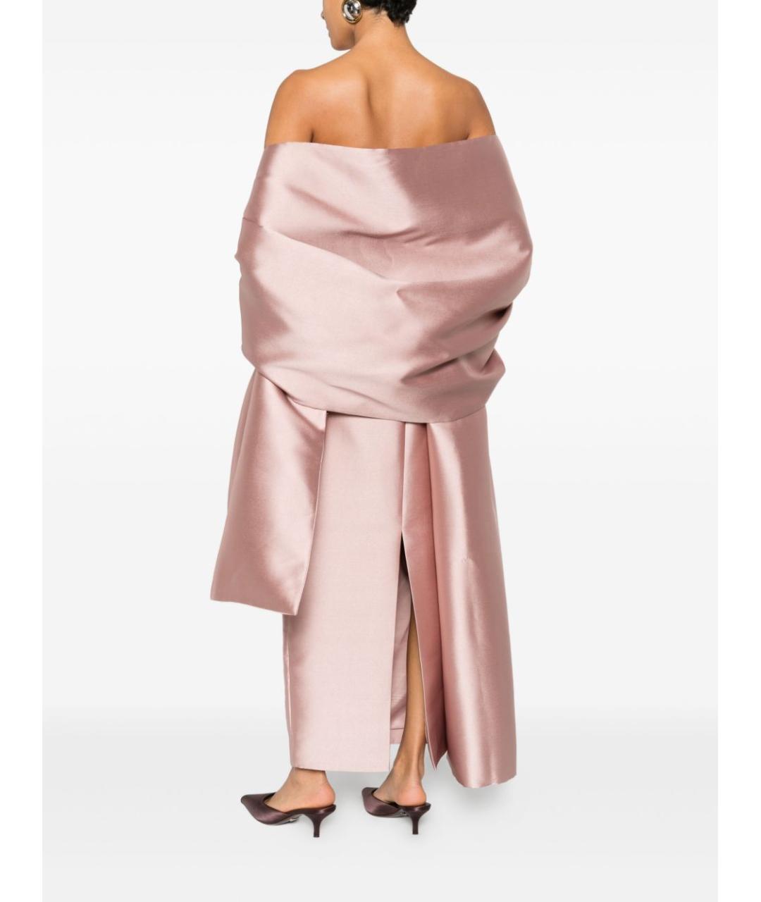 SOLACE LONDON Розовое полиэстеровое вечернее платье, фото 3