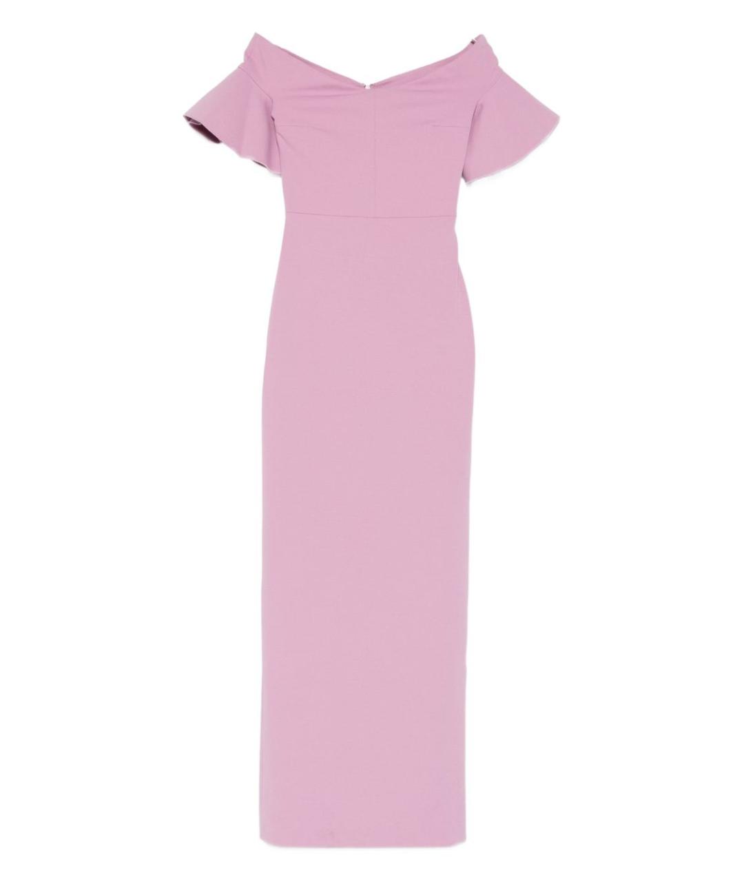 SOLACE LONDON Розовое полиэстеровое вечернее платье, фото 1