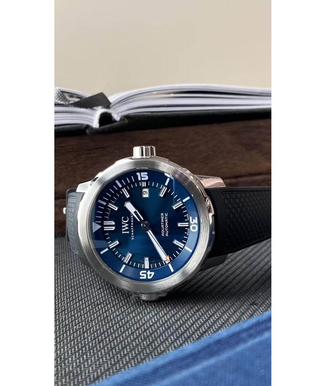 IWC Schaffhausen Синие часы, фото 5