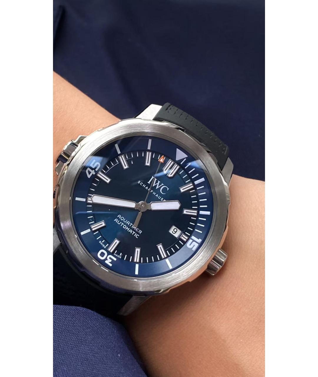 IWC Schaffhausen Синие часы, фото 6