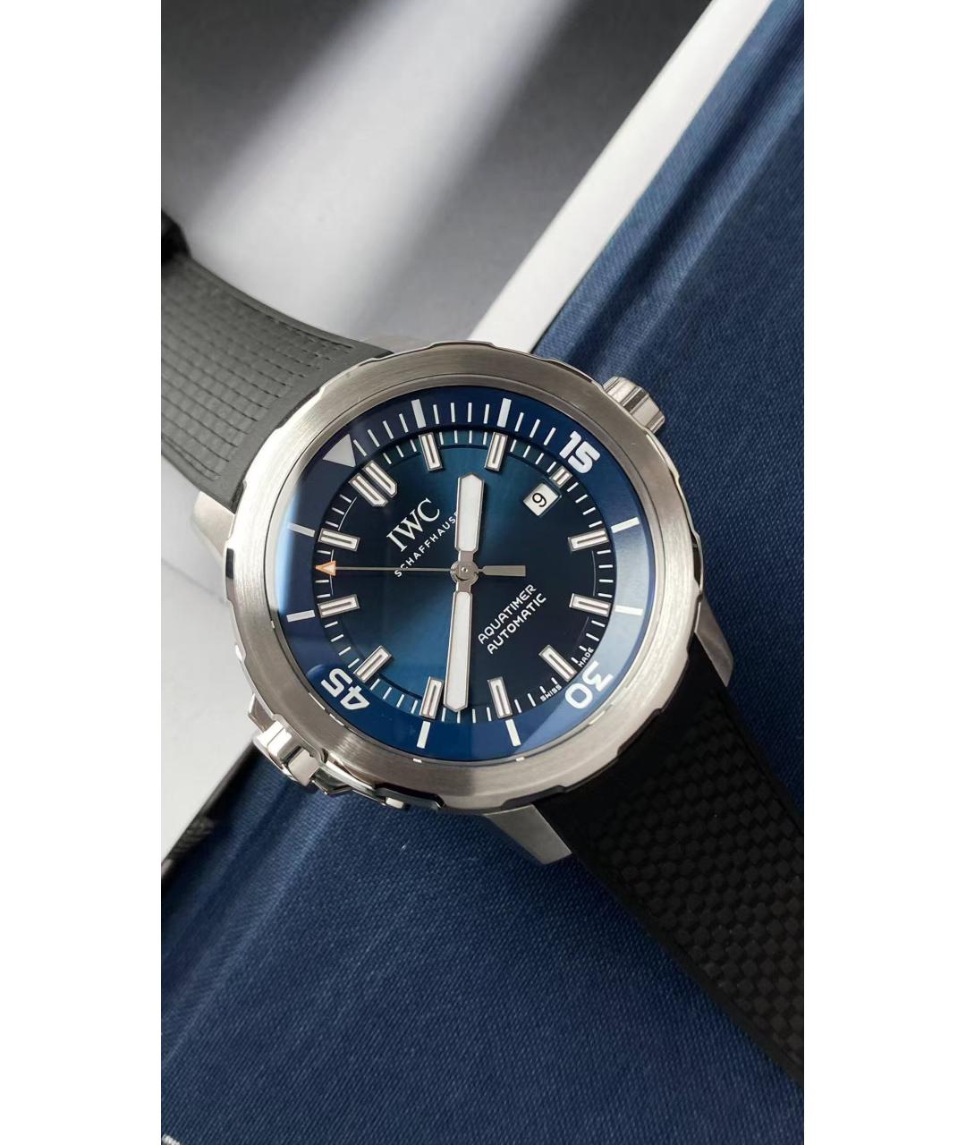 IWC Schaffhausen Синие часы, фото 3