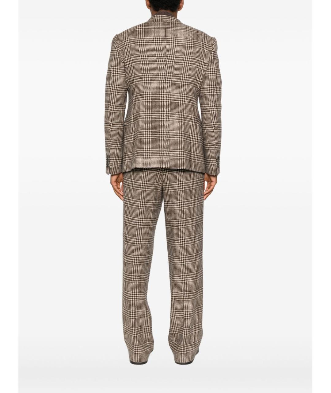 EMPORIO ARMANI Коричневый шерстяной пиджак, фото 4