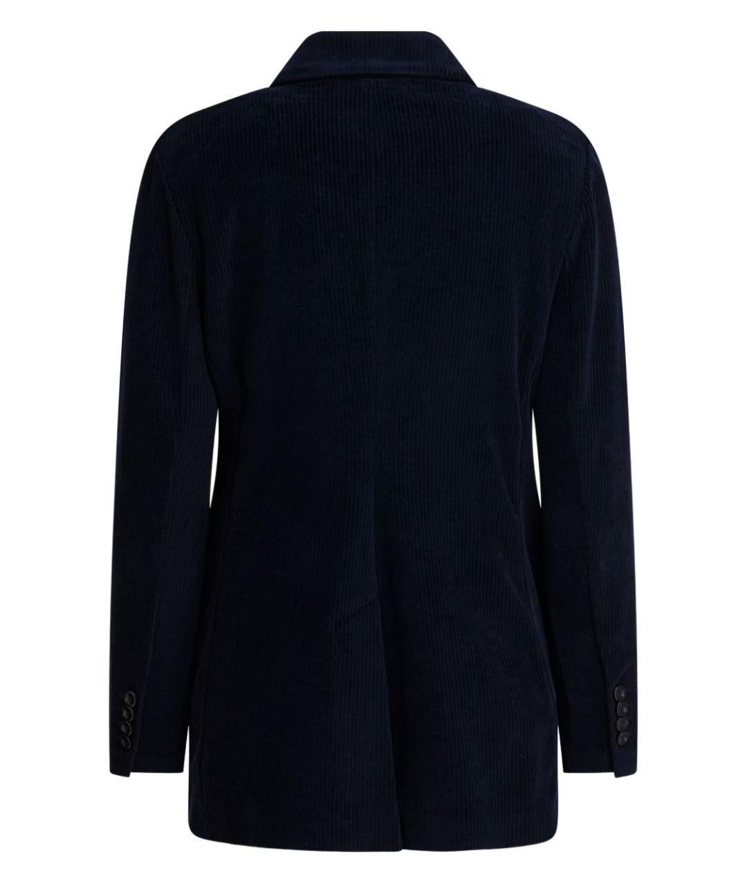 CIRCOLO 1901 Синий хлопковый жакет/пиджак, фото 4