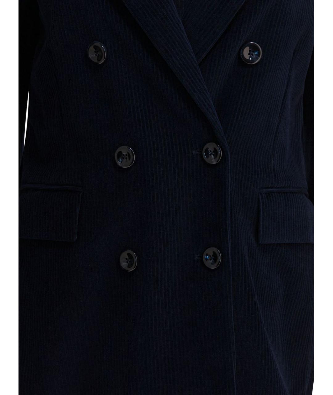 CIRCOLO 1901 Синий хлопковый жакет/пиджак, фото 3