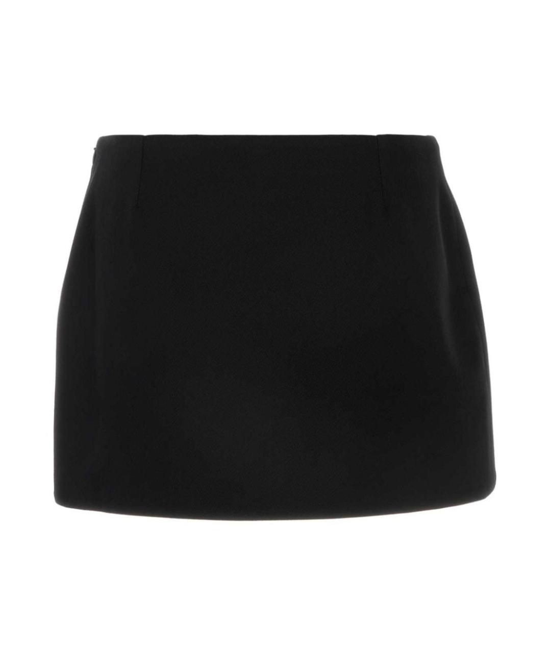 GIVENCHY Черная шерстяная юбка мини, фото 2