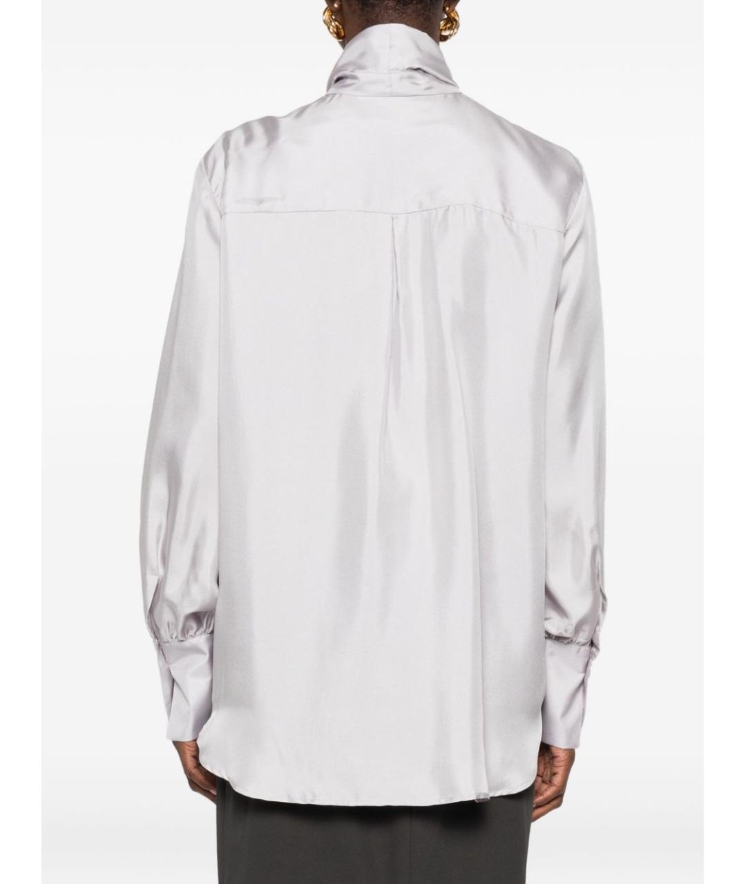 ARCHIVIO 67 Серая шелковая рубашка, фото 2