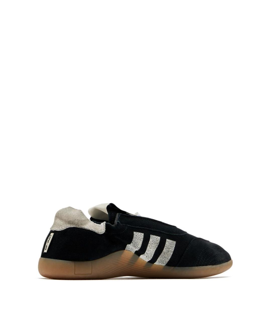ADIDAS Черные кожаные низкие кроссовки / кеды, фото 2