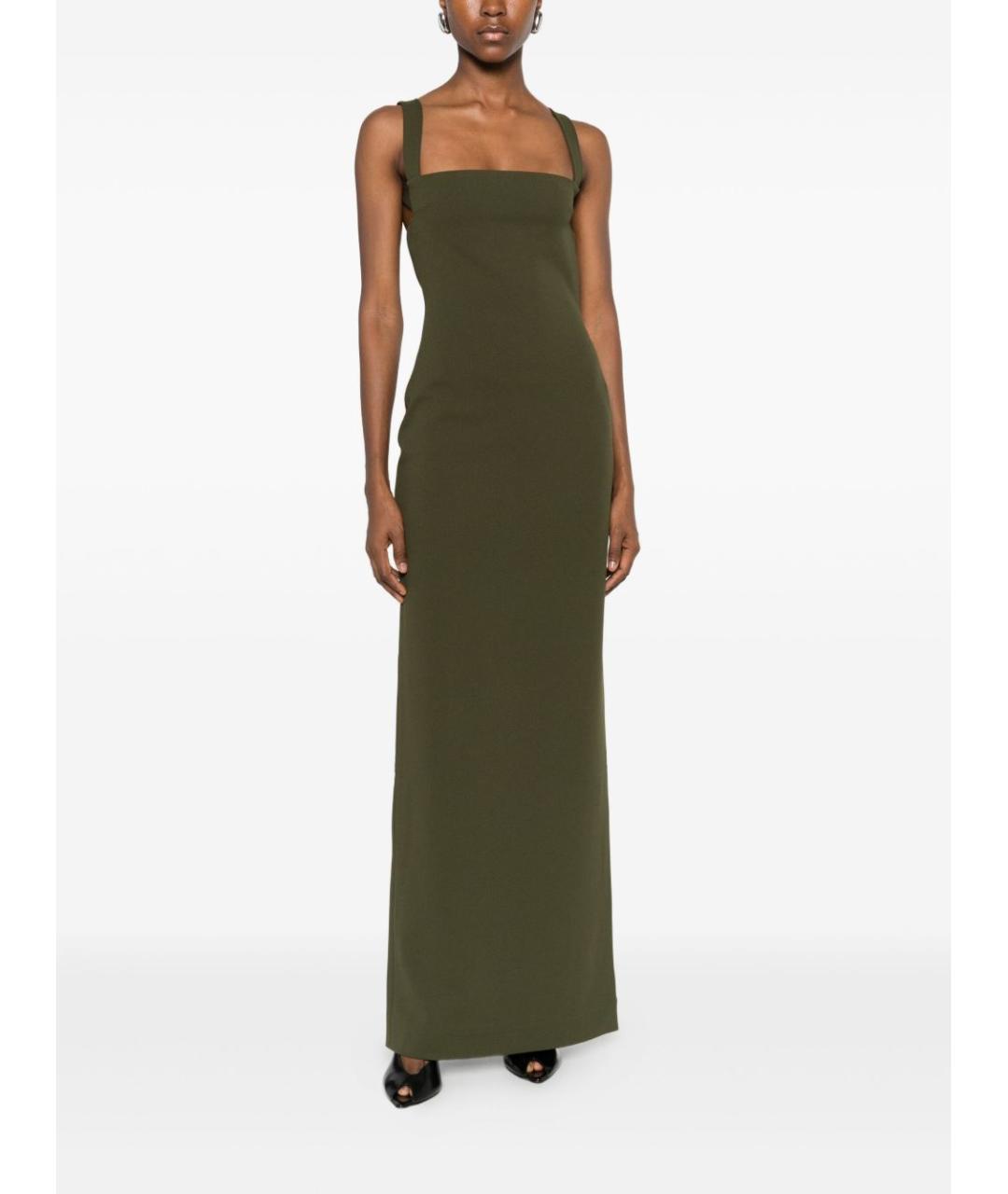 SOLACE LONDON Зеленые полиэстеровое вечернее платье, фото 4