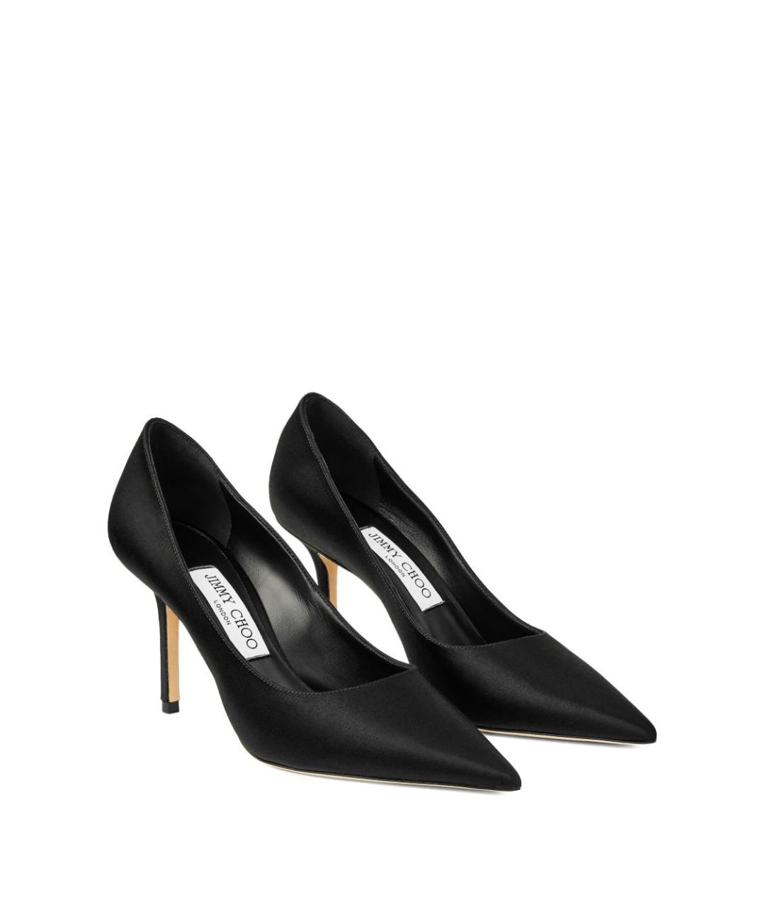 JIMMY CHOO Черные текстильные туфли, фото 5