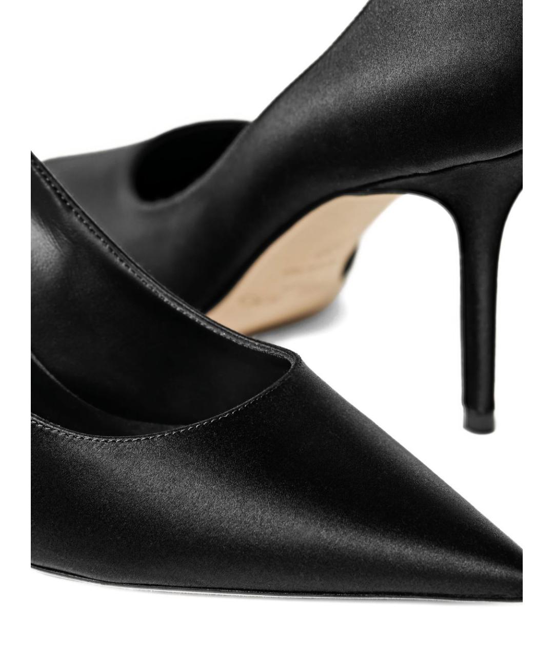 JIMMY CHOO Черные текстильные туфли, фото 3