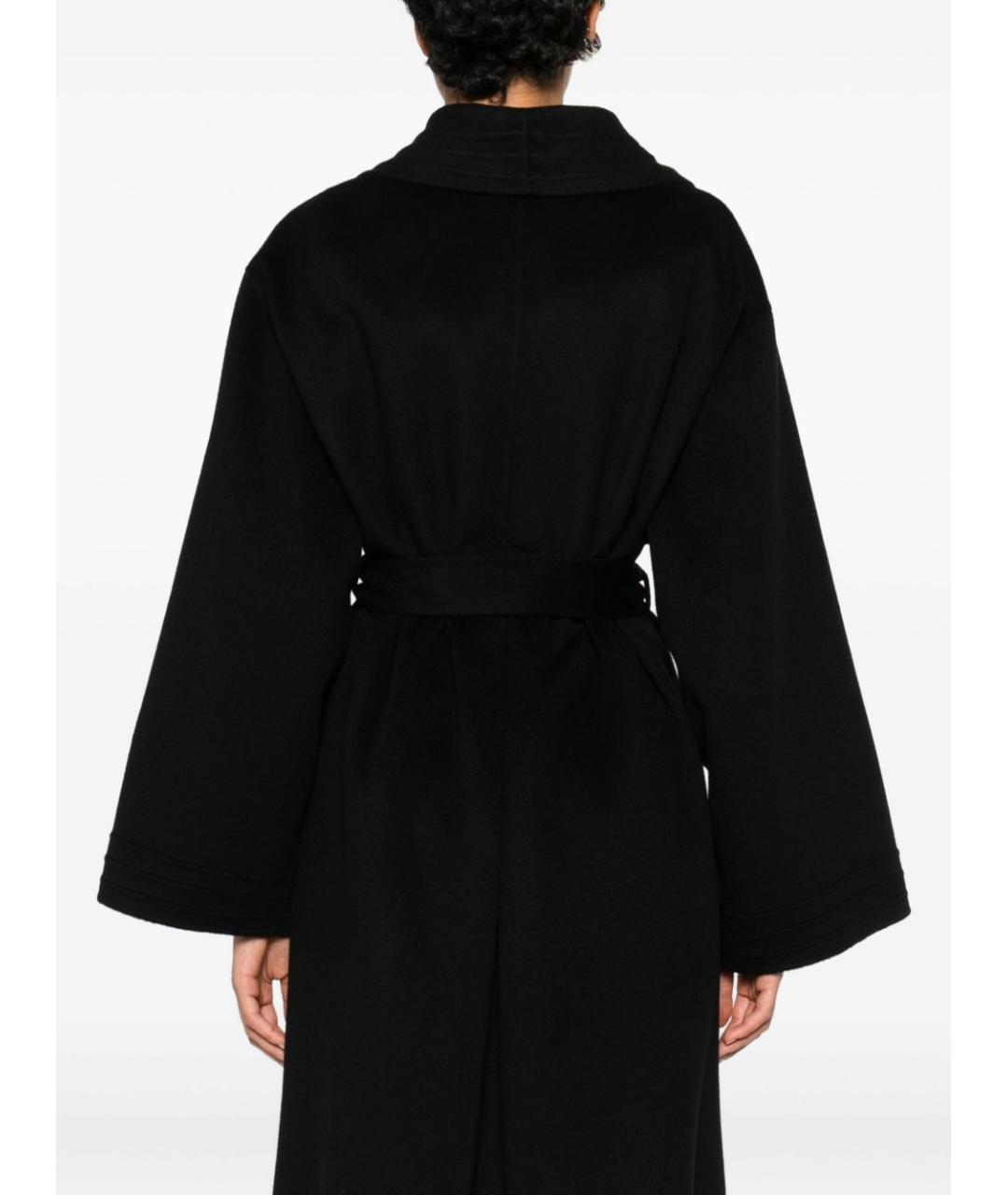EMPORIO ARMANI Черное кашемировое пальто, фото 2